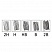 превью Карандаши чернографитные BRAUBERG, набор 6 шт., твердость 2H - 2B, черные, без резинки, заточенные, ПВХ-упаковка