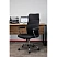 превью Кресло для руководителя Комус Мебель (Easy Chair) 580 чёрное (экокожа, металл хромированный)