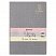 превью Тетрадь 60 л. в клетку обложка кожзам под рогожку, сшивка, B5 (179×250мм), СЕРЫЙ, BRAUBERG HARMONY