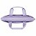 превью Сумка портфель HEIKKI ULTRA (ХЕЙКИ) с отделением для ноутбука 15.6", Lavender, лавандовая, 28×39х3 см