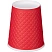 превью Стакан одноразовый бум двухслойный d-80мм 250мл Waffle Red (25шт/уп)