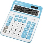 Калькулятор настольный Eleven CDC-120-WH/CY, 12 разрядов, двойное питание, 155×206×38мм, белый/синий