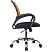превью Кресло офисное Комус Мебель (Easy Chair) 396 оранжевое/чёрное (ткань/сетка, металл)