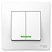превью Выключатель 2-клав. с подсв. 10А SE Blanca Белый (BLNVS010511)