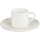 Кофейная пара Wilmax фарфоровая белая чашка 160 мл/блюдце (артикул производителя WL-993005/AB)