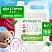 превью Гель для стирки Synergetic 2 в 1 c пятновыводителем 5 л