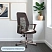 превью Кресло офисное Easy Chair 225 DSL PTW чёрное (экокожа/сетка, металл)