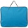Папка-портфель Attache нейлоновая А4 голубая (340x260 мм, 1 отделение)