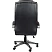 превью Кресло для руководителя Комус Мебель (Easy Chair) 604 чёрное (рециклированная кожа с компаньоном, пластик)