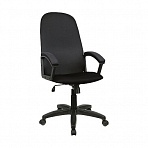 Кресло руководителя Helmi HL-E79 «Elegant», ткань TW черная/серая