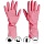 Перчатки резиновые Paclan Practi Comfort розовые 4076414 р. S