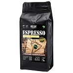 Кофе в зернах WELDAY (ВЭЛДЭЙ) «ESPRESSO БРАЗИЛИЯ САНТОС» 1 кгарабика 100%624401