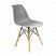 превью Стулья BRABIX «Eames CF-010», КОМПЛЕКТ 4 шт., пластик серый, опоры дерево/металл, 532632