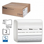 Салфетки VEIRO Professional, Comfort, комплект 15 шт. х 220 шт., 2-слойные, белые, 21х16,2, V, NV211