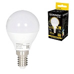 Лампа светодиодная SONNEN EXTRA, 10 (85) Вт, E14, шар, теплый белый, 30000 ч, LED G45-10W-2700-Е14