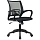 Кресло офисное Комус Мебель (Easy Chair) 396 красное/чёрное (сетка/ткань, пластик)