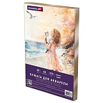 Бумага для акварели А4 60 л., 270 г/м2, мелкое зерно, в коробке, BRAUBERG ART CLASSIC, «Вдохновение»