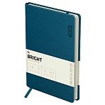 Ежедневник датированный 2025г., B5, 176л., твердый переплет, кожзам, BG «Bright. Teal», бирюзовый, карман