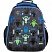 превью Ранец №1School Basic Robot паттерн черный, 2 отд., эргоном. спинка