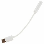 Переходник для наушников с Type-C на AUX (MINI JACK 3.5 мм), MB mObility, белый