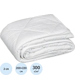 Одеяло Luscan 220×200 см стеганое микрофибра/бамбук 300 г/м2