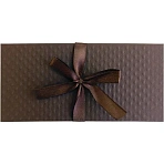 Конверт д/денег (коробка)с бантом, крафт бумага,172×83х16, коричн, Д10303П.034