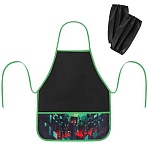 Фартук с нарукавниками для уроков труда BRAUBERG, 3 кармана, 46×54 см, «Night warrior»