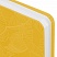 превью Ежедневник датированный 2023 А5 138×213 мм BRAUBERG «Foliage», под кожу, желтый