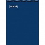 Блокнот Attache А5 60 листов синий в клетку на спирали (140x195 мм)