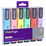 Набор текстовыделителей Berlingo «Textline HP500» 6цв., 1-5мм, PET-бокс с ЕП