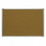 Доска пробковая для объявлений (90×120 см), алюминиевая рамка, OFFICE, «2×3» (Польша)