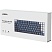 превью Клавиатура UGREEN KU102 (15228) меха, с кабелем USB и BT, синий