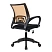 превью Кресло офисное Комус Мебель (Easy Chair) 396 оранжевое/чёрное (ткань/сетка, пластик)