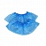 превью Бахилы одноразовые полиэтиленовые повышенной плотности 35 мкм голубые (4 гр, 50 пар в упаковке)