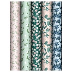 Упаковочная бумага глянц. 70×100см, MESHU «Meadow», 80 г/м2, ассорти, 5 дизайнов