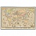 превью Коврик-подкладка настольный для письма (590×380 мм), с картой мира ретро, ДПС
