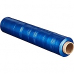 Стрейч-пленка для ручной упаковки 217 м x 50 см x 20 мкм синяя вес 2 кг (престретч 180%)