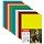 Картон цветной А4 немелованный, 7 листов 7 цветов, в пакете, ПИФАГОР, 200×283 мм