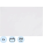 Конверт С4 ECOPOST белый стрип 229×324 c вн. зап. 80г бел.92-100% 250шт/уп
