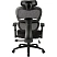 превью Кресло для руководителя эргономичное Комус Мебель (Easy Chair) 647 чёрное (ткань/сетка, пластик)