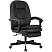 превью Кресло для руководителя Easy Chair 668 эргономичное чёрное (экокожа, металл)