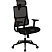 превью Кресло для руководителя Комус Мебель (Easy Chair) 601 чёрное (сетка, пластик)