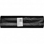 Мешки для мусора на 240 литров черные (50 мкм, в рулоне 50 штук, 90х140 см)