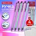 превью Ручки шариковые автоматические BRAUBERG «VIVID PASTEL», СИНИЕ, НАБОР 4 ШТУКИ, soft-touch, пишущий узел 0.7 мм, линия письма 0.35 мм
