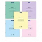 Тетради 12 л. КОМПЛЕКТ 20 шт. BRAUBERG «КЛАССИКА NEW», линия, обложка картон, АССОРТИ (5 видов)