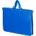 превью Папка-портфель пластиковая Attache А4+ синяя (340×40×245 мм, 1 отделение)