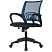 превью Кресло офисное Комус Мебель (Easy Chair) 396 синее/чёрное (ткань/сетка, пластик)
