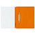 превью Папка-скоросшиватель пластик. СТАММ А4, 180мкм, оранжевая с прозр. верхом