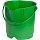 Ведро FBK 9л противоударное с армир пластик ручкой зеленое 80102-5