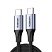 превью Кабель UGREEN US535 (15311) USB-C to USB-C 240WPD 1м. серый космос